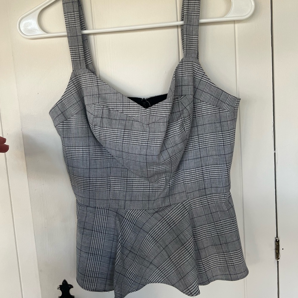 Waverly Grey peplum top